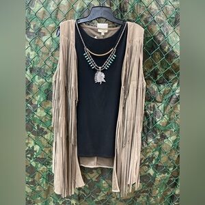 New Natural Turquoise Indian Chief Necklace Surge Pearl Pewter Chain